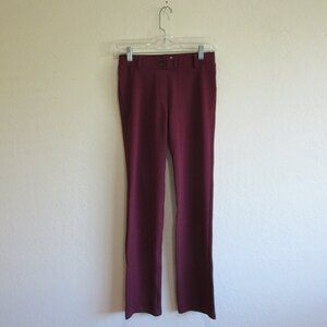 BETABRAND Berry Color XS Pull On Straight Leg Pants